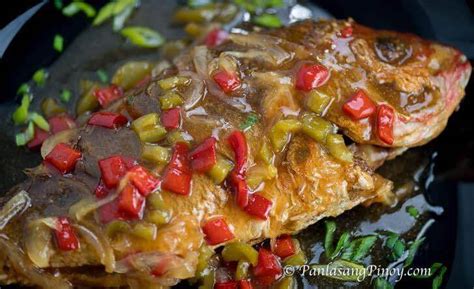 Sweet and Sour Red Snapper .